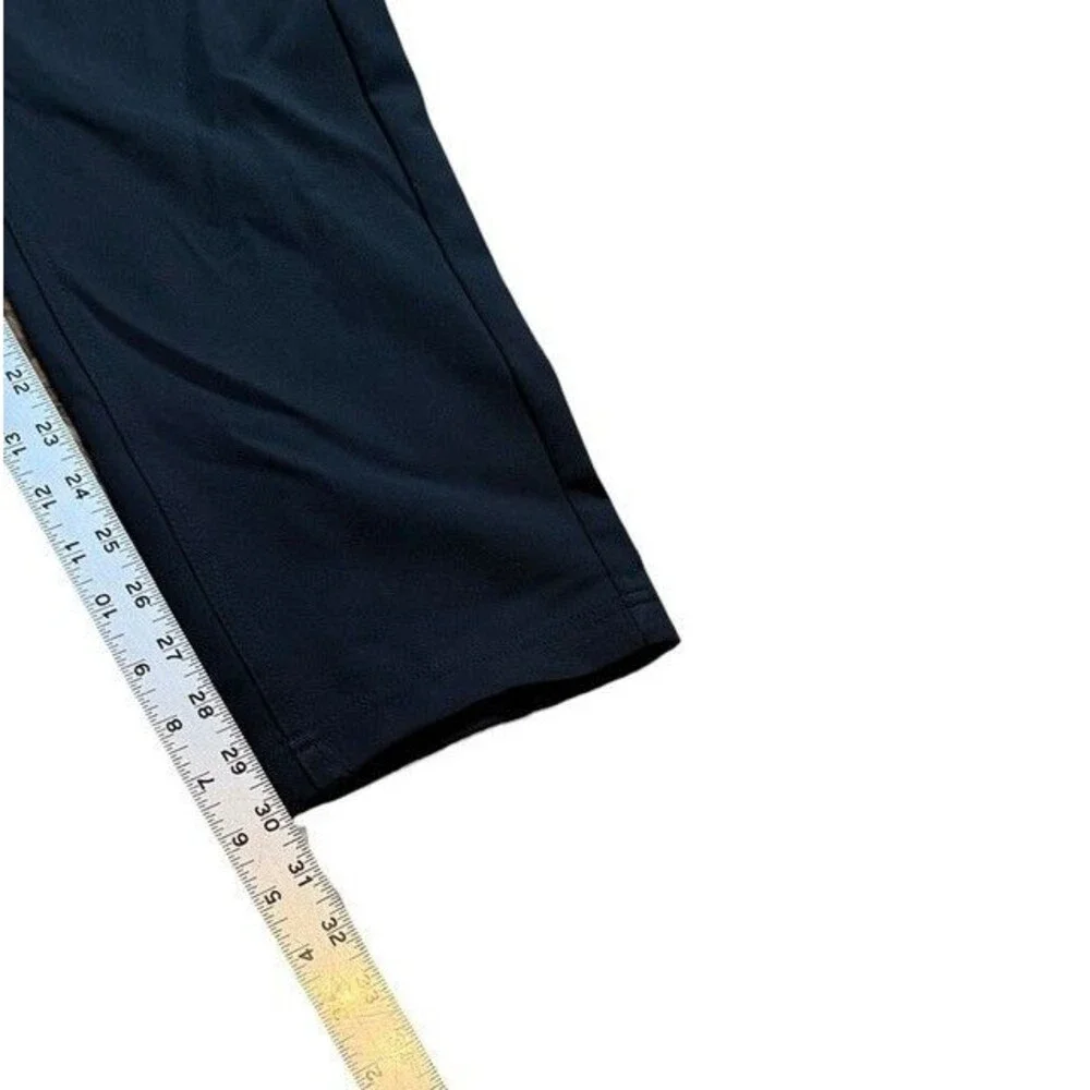 Luke & Dutch Pants Mens Size 38x30 Black 2 Way Stretch Office Golf Casual